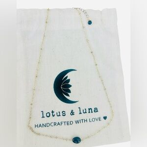 LOTUS & LUNA Delicate Onyx “Confidence” Necklace - Women Jewelry ⭐️SALE 2/$40